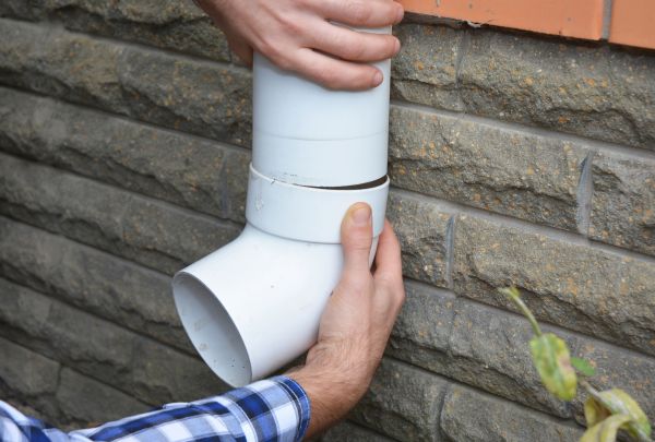 Drainage Downspout Repair in Morganton