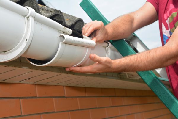 Large Gutter Repair in Morganton