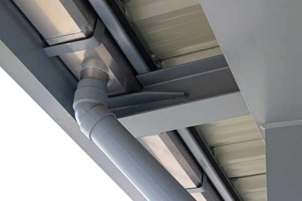 PVC Downspout Installation in Morganton