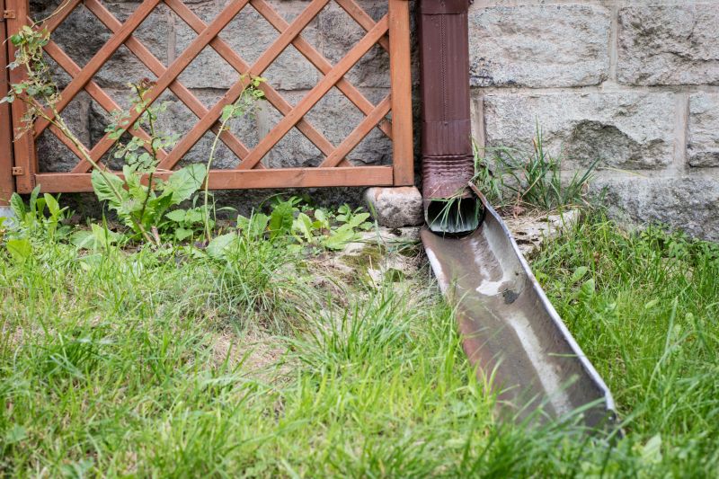 Barn Downspout Installation